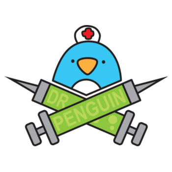 Dr Penguin - White - AS Colour Mens Block T shirt Design
