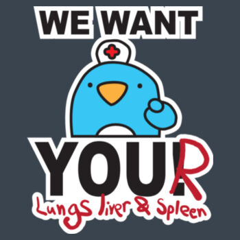 We Want You - AS Colour Womens Maple Tee Design