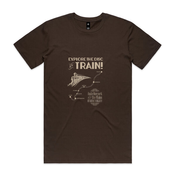 The Disc - By Train! - AS Colour Mens Staple T shirt Thumbnail